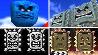 Evolution of - Thwomp in Super Mario Games