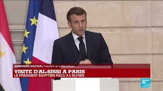 REPLAY - Visite d'al-Sissi à Paris : conférence de presse des présidents français et égyptien