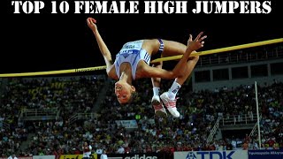 Top 10 female high jumpers of all time