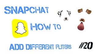 How to use snapchat filters||2017 screenshot 1