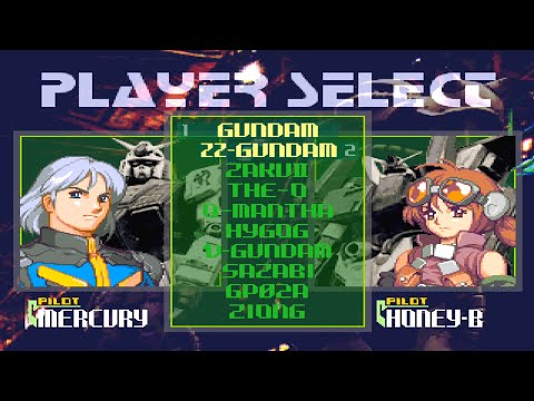 Gundam The Battle Master All Characters Ps1 Youtube