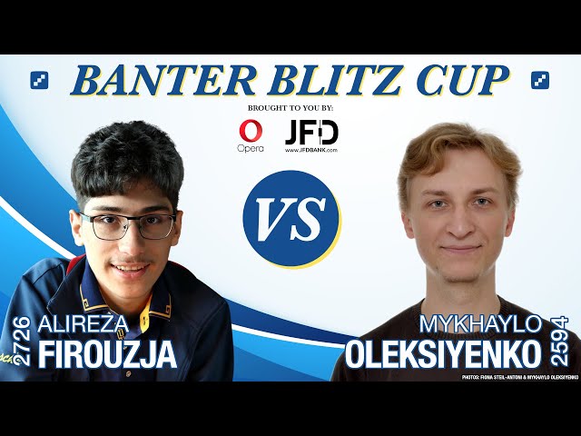 Alireza Firouzja defeats Magnus Carlsen in final of Banter Blitz Cup