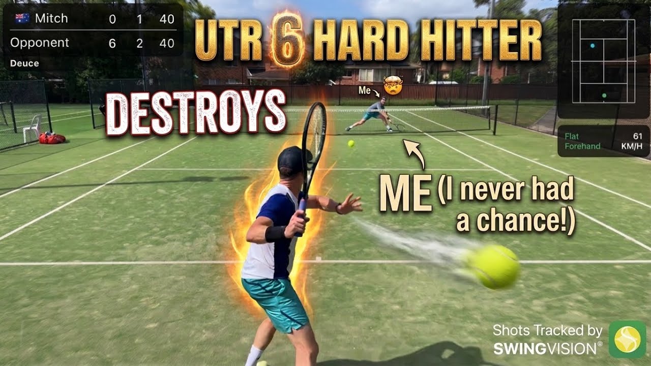 UTR 6 Hard Hitter Destroys Me 💪 | Singles Comp - Flex Leagues | March 2026