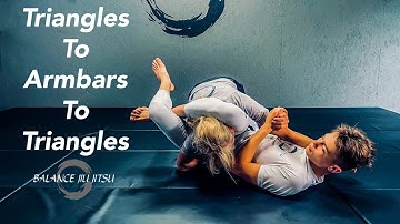Triangles to Armbars to Triangles /#bjj #armbar #triangle #submissions