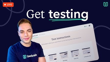 How to set up a remote user test – Userbrain Product Tour
