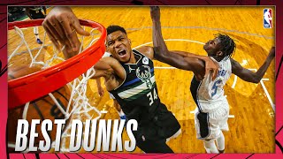 Giannis Antetokounmpo Top Dunks of the 2021-22 NBA Season 👀 #NBADunkWeek