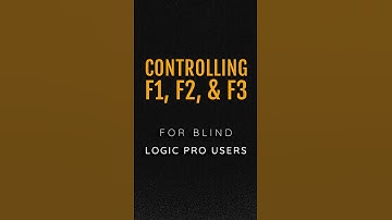 How TO Quickly Set Tempo, Locators Or Project End Marker With Logic Magician For Blind Logic Users!