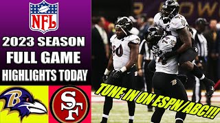 Baltimore Ravens vs San Francisco 49ers FULL GAME 2nd QTR WEEK 16 (12\/25\/23) | NFL Highlights 2023