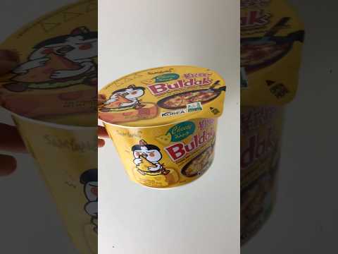 تجربة الرامن الكوري الحار بنكهة الجبن