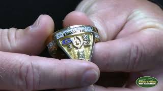 Coach Reynolds Shows Off Football State Championship Rings!