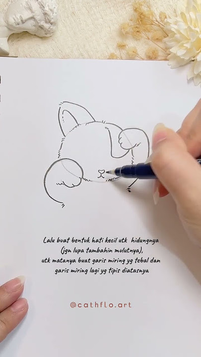 Tutorial Gambar Kucing Aesthetic @cathfloart