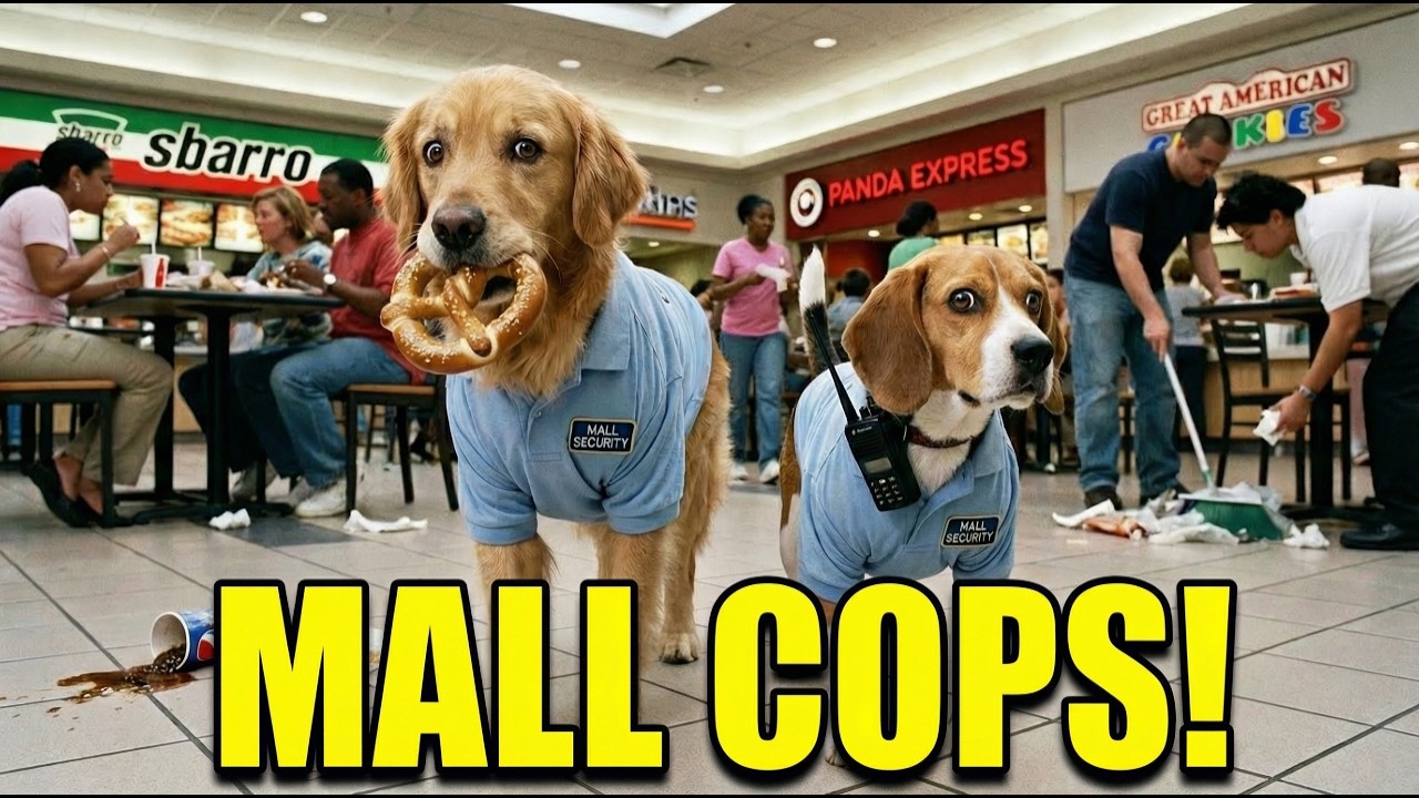 Dogs Hired As Mall Cops (Fired After SQUIRREL Chaos) 🐿️