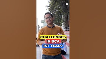🔥BCA 2025 Hard or Easy? Challenges in BCA Course! BCA Student Interview #shorts #bca #bcacourse