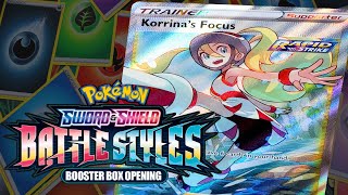 THE BEST NEW POKEMON BATTLE STYLES BOOSTER BOX I HAVE OPENED YET!