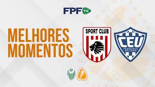 SPORT CLUB 1X1 UNIÃO | MELHORES MOMENTOS | TERCEIRONA 2026 | RODADA 3