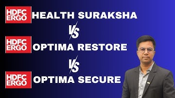 HDFC Optima Secure Vs HDFC Optima Restore Vs HDFC My Health Suraksha 2024 |Detailed Comparison
