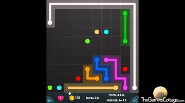 Flow Game Level - 896 [10x10] Jumbo Pack Connect the Dots