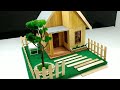 DIY Miniatur Rumah Sederhana Dari Stick Es Krim