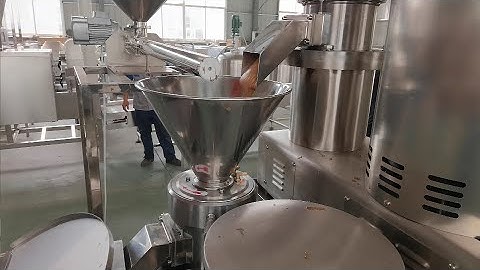 HOW TO MAKE PERFECT MIXED NUT BUTTER Manual Peanut Butter Making Machine Germany Almond Colloid Mill