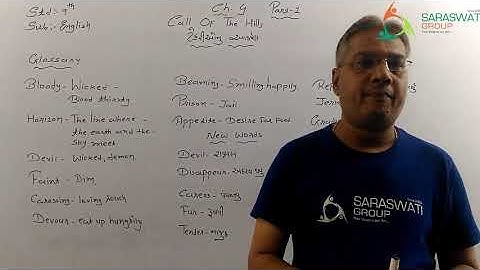 STD 9 || ENGLISH || CH 4 CALL OF THE HILLS || PART 1 || GUJARATI MEDIUM ||