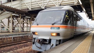 キハ85系特急南紀6号名古屋行き松阪駅到着  Series KiHa 85 Limited Express NANKI No. 6 for Nagoya arr at Matsusaka Sta