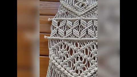 Runner дорожка - бегунок макраме