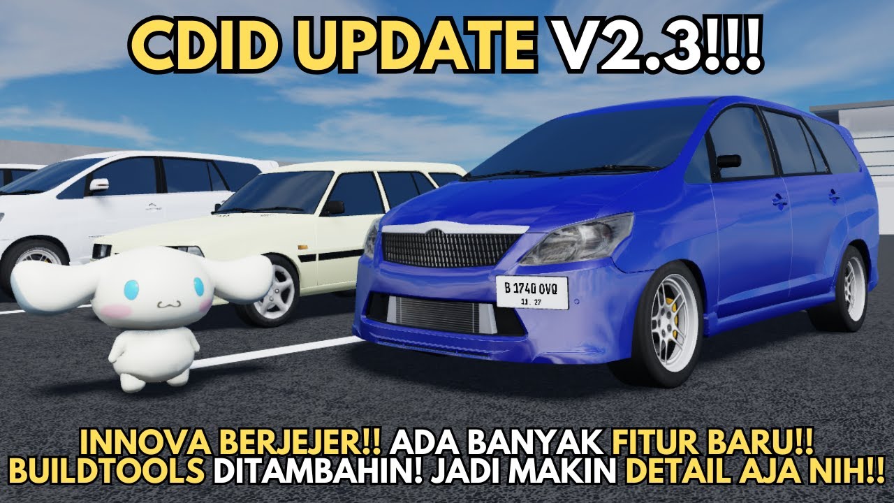 Mobil Baru & Rework CDID UPDATE V2.3 CDID Roblox! Innova Berjejer! Ada ...