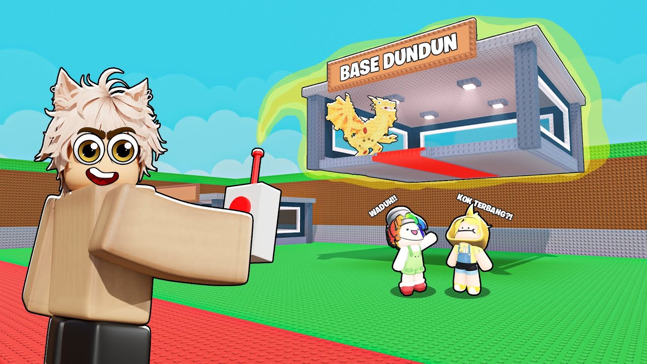 PRANK DUNDUN & LEMON DI STEAL A BRAINROT ROBLOX! BASE NYA TERBANG!