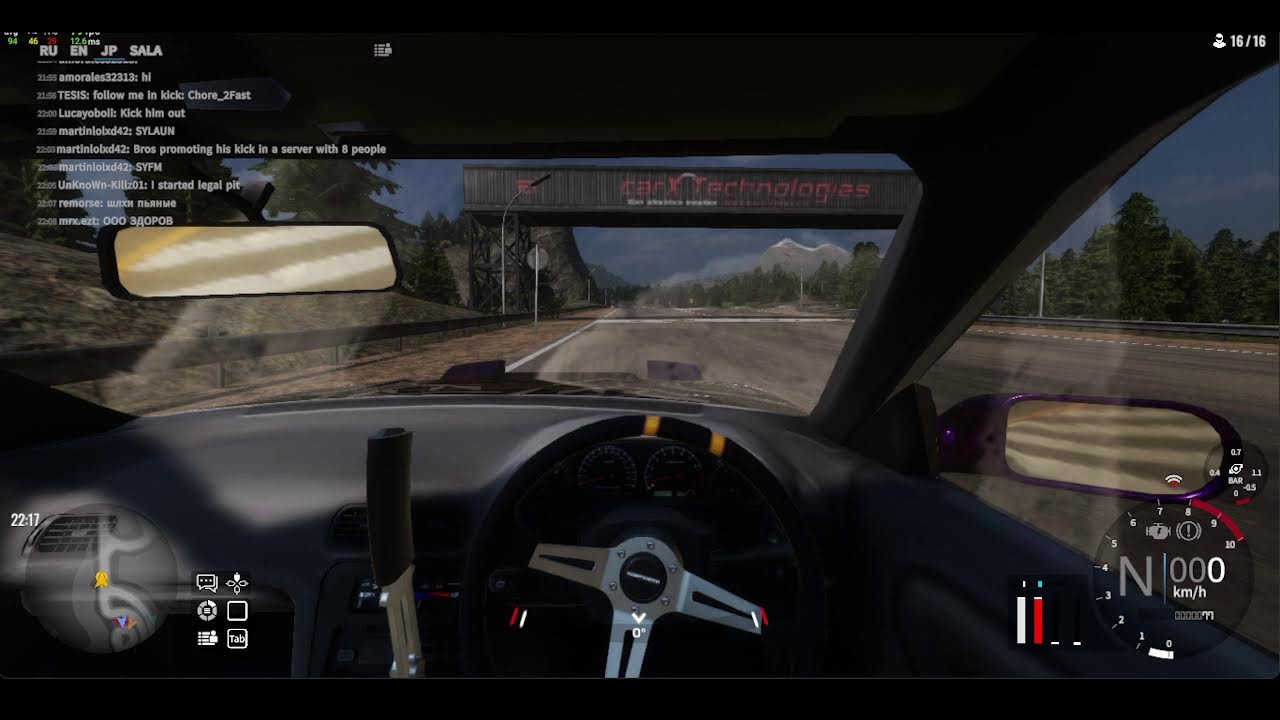 Jogando Carx Racing Online no controle de ps4