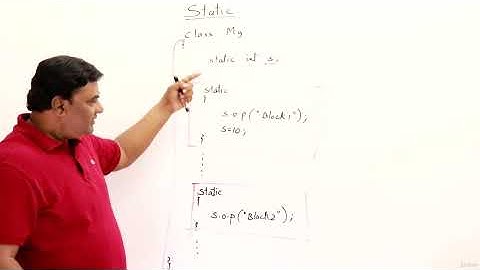 Lecture 16.3 : Static Blocks — [Abdul Bari] Java Course