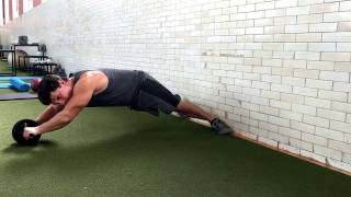 Twisted Ab Wheel Roll Out