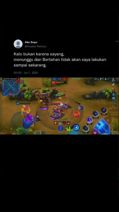 Story Wa || Mlbb Klo Bukan Karna Sayang Semua Itu Tidak Akan Saya Lakukan #storywa #mlbb