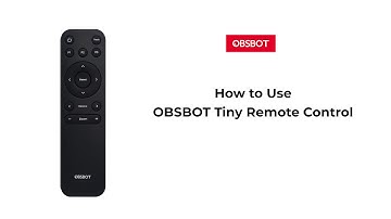 OBSBOT Tiny Series 丨How to use Remote Controller