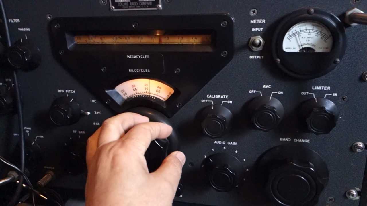 コリンズ COLLINS 51J4 受信機 ラジオ メカフィル搭載 珍品 軍用