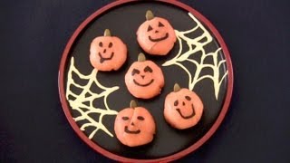 HALLOWEEN Jack-O'-Lantern Ball Sushi (Temari-Zushi) Recipe ハロウィン 手まり寿司 レシピ