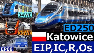 EIP, IC, R, Os depart from katowice