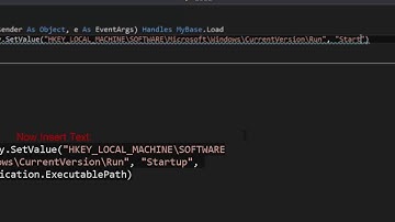 VB.NET Startup Application