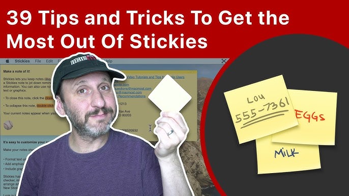 SCOM0648 - Tip – Stickies on the Mac 