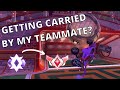 GETTING CARRIED BY MY TEAMMATE?!?! | The Return to GC1 2v2 Episode 1 |  Rocket League