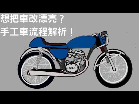 【手工野狼改裝計畫】EP.3 手工車流程 ｜想組手工車必看｜改車理念分享｜Cafe Racer