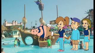 Big Baby Tom Wants To Swim In The Kiddie Poolpoops In The Poolgrounded