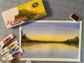 Roman Szmal Aquarius Watercolor Quick Review and Simple Landscape Painting