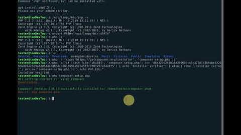 01.2 - Composer Install in Ubuntu