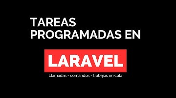 CÓMO crear TAREAS PROGRAMADAS en Laravel