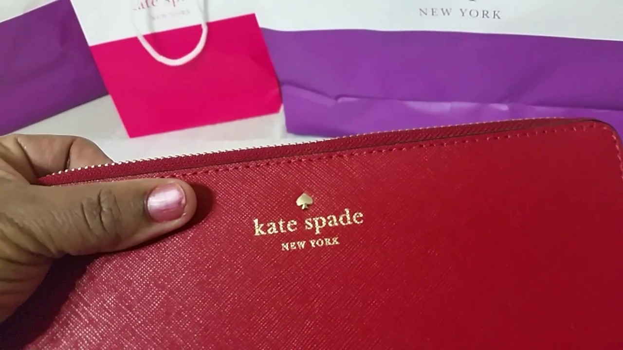 Kate Spade: Mikas Pond Travel Wallet and Card Holder - YouTube