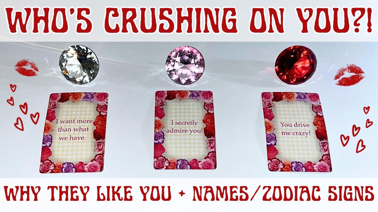 Who's Crushing On You + Why?! ❤️ Charms Initials & Zodiac Signs 😍 Pick A Card Reading