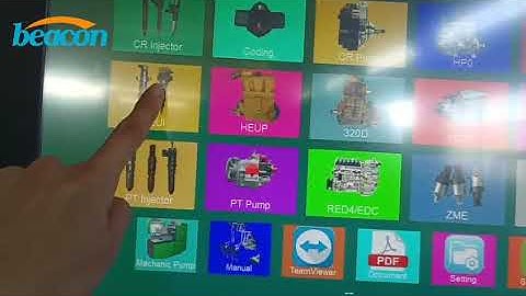 CR919 comprehensive diesel system test bench Testing HEUI Video