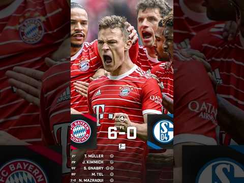 BAYERN MUNICH VS. SCHALKE 04 6 - 0 BAYERN MUNICH VS. SCHALKE 04 6 - 0 Thumbnail
