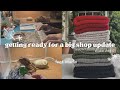 Getting ready for a big shop update  j vernn studio vlog 1