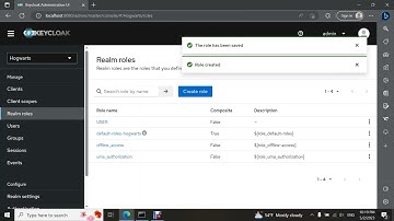 7. Keycloak integration with Spring Boot 3 - Create new roles